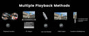 Compact Digital Photography Camera 4K WIFI Webcam Retro Vlog Recorder YouTube 64MP Camcorder 3 Inch Flip Screen Wide Angle Lens - M & M Global