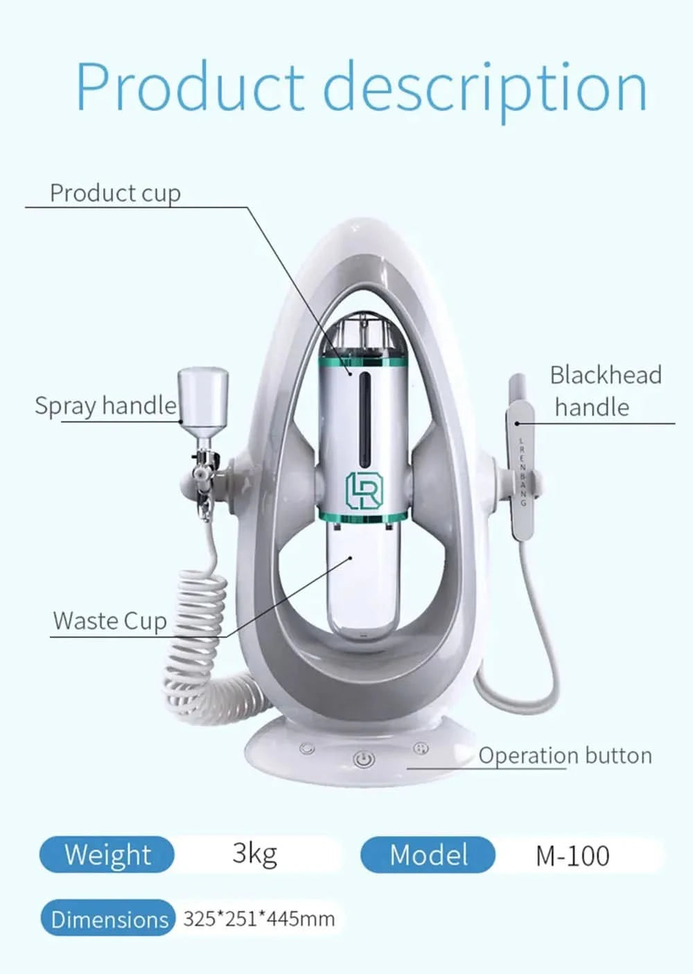 Face Beauty Device 2 In1 Pore Vacuum Cleaner Electric Micro Small Bubble Facial Cleaning Machine Skin Rejuvenation Sprayer Spa - M & M Global