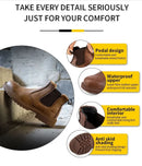 Industrial-Grade Steel Toe Boots Metatarsal Guard Triple Protection Men Work Boots Waterproof Construction Work Shoes Anti-smash