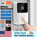 Tuya Smart Video Doorbell Camera HD Wireless doorbell for Home Security, Night Vision, Voice Change, 2-Way Audio, Waterproof - M & M Global