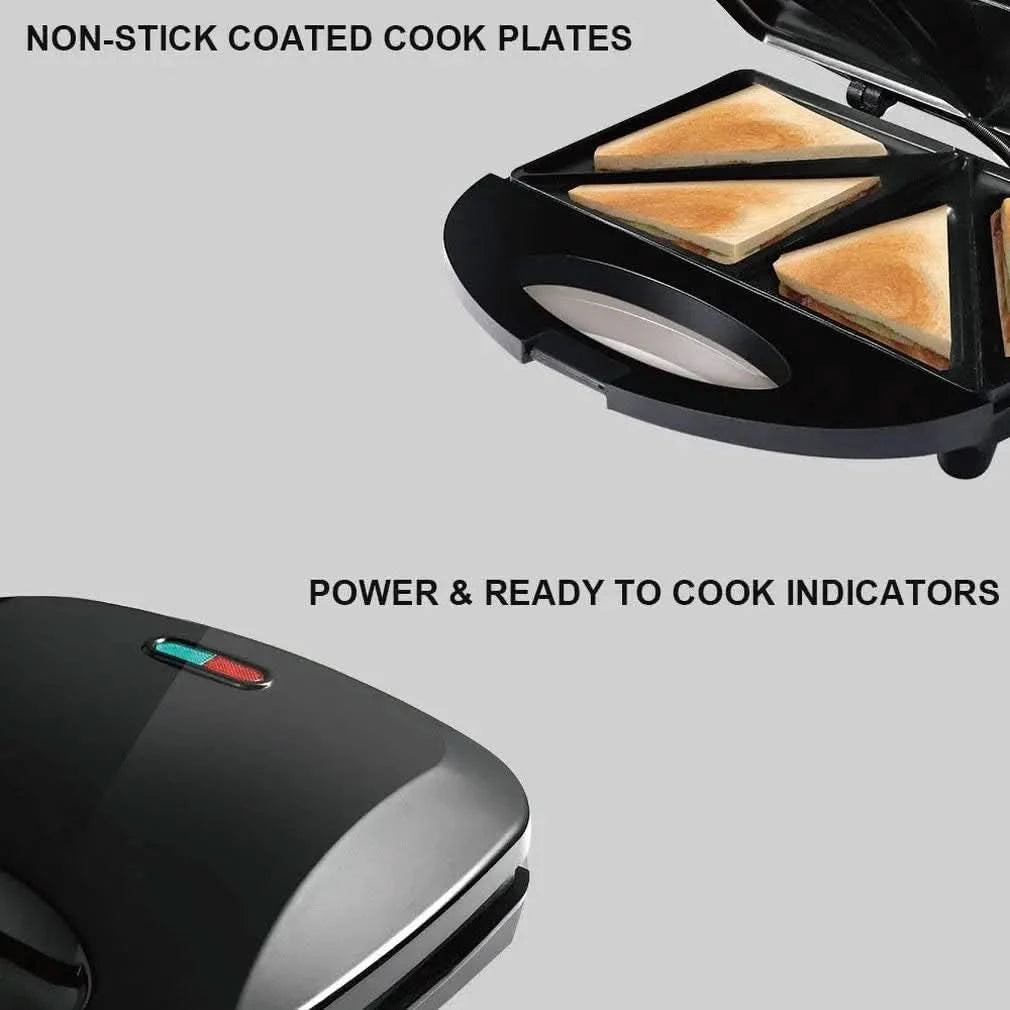 Mini Waffle Maker,Sandwich Maker Toastie ， Multifunctional Electric Small Sandwich Makers ， Grilling Panini Plate Home Waffle To - M & M Global