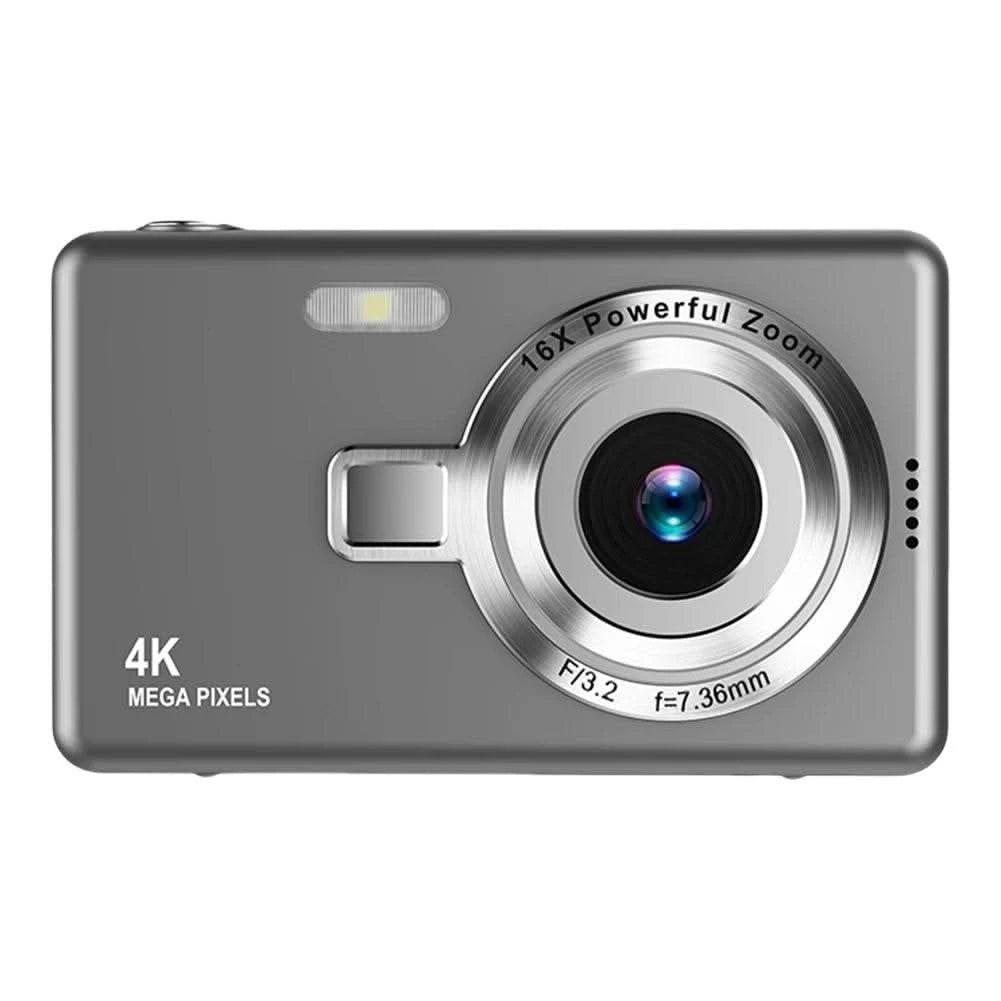 4K HD 1080P Video Camcorder 2.4 Inch IPS Screen Digital Camera 96MP Autofocus Vlogging Camera 16X Zoom for Kids Adults Beginners - M & M Global
