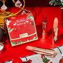 3 Colors Matte Lipstick Set Lip Stick with Red Chain Bag Package Non-Stick Cup Long Lasting Retractable Red Lipstick Set 3.5gx3