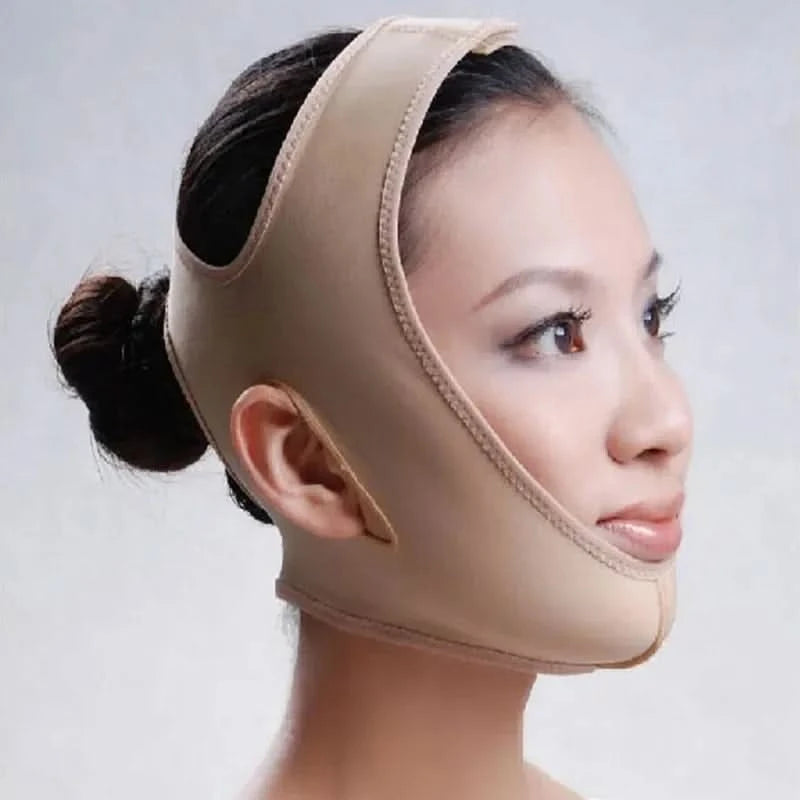 Face Lift Up Belt V Face Bandage Facial Slimming Bandage Relaxation Shape Lift Reduce Double Chin Anti-wrinkle Facial Care Tool - M & M Global