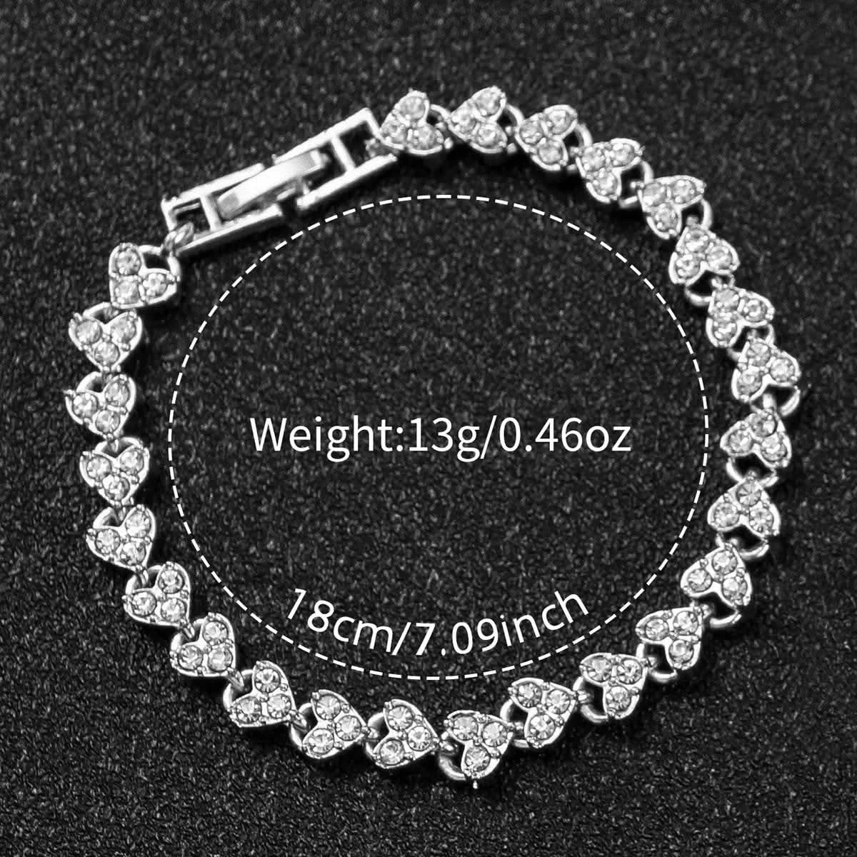 2PCS Women's Watch Fashion Rhinestone Ladies Analog Quartz Watches Bracelet Set Reloj Mujer Girls Clock Gift - M & M Global