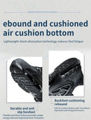 Slack-stab-proof work shoes with elastic buttons and lace-up