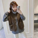 Thickened Hooded Cotton Jacket Women's Warmth Winter Coat Fleece Lined Mommy Style Outerwear Chinese Brand AE Stock