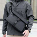 Retro business crossbody bag, large capacity, men's briefcase, shoulder bag, travel backpack - M & M Global
