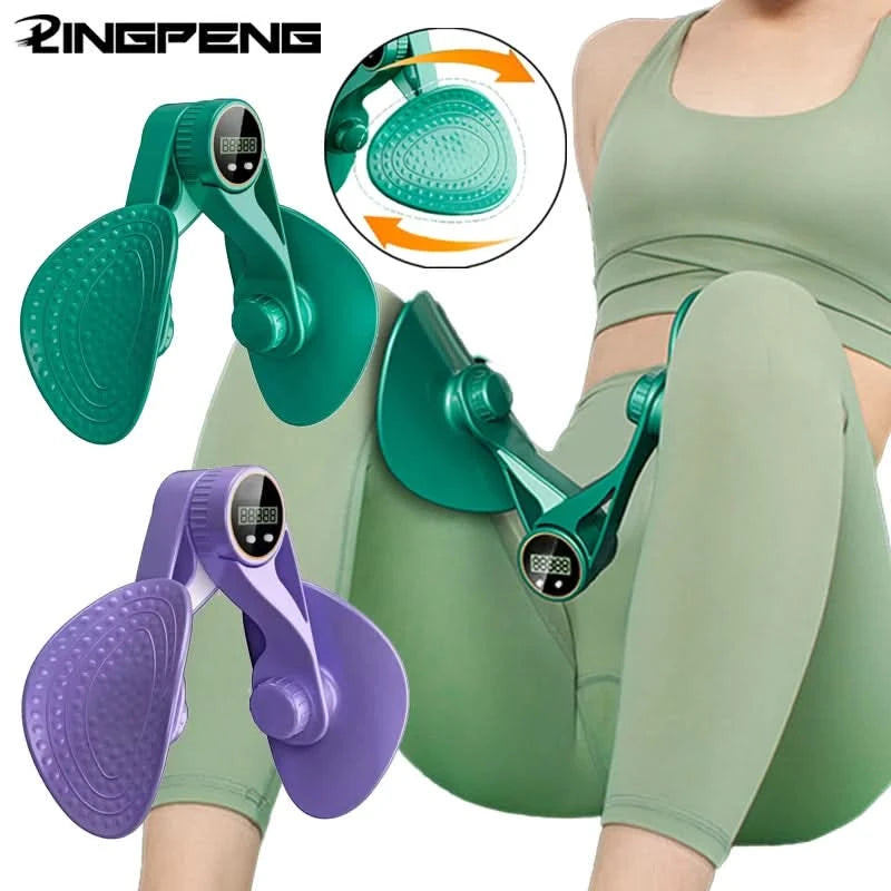 Multifunctional Leg Beauty Device Postpartum Repair Pelvic Floor Muscle Trainer Leg Clamp Countable Trainer Leg Clamp - M & M Global