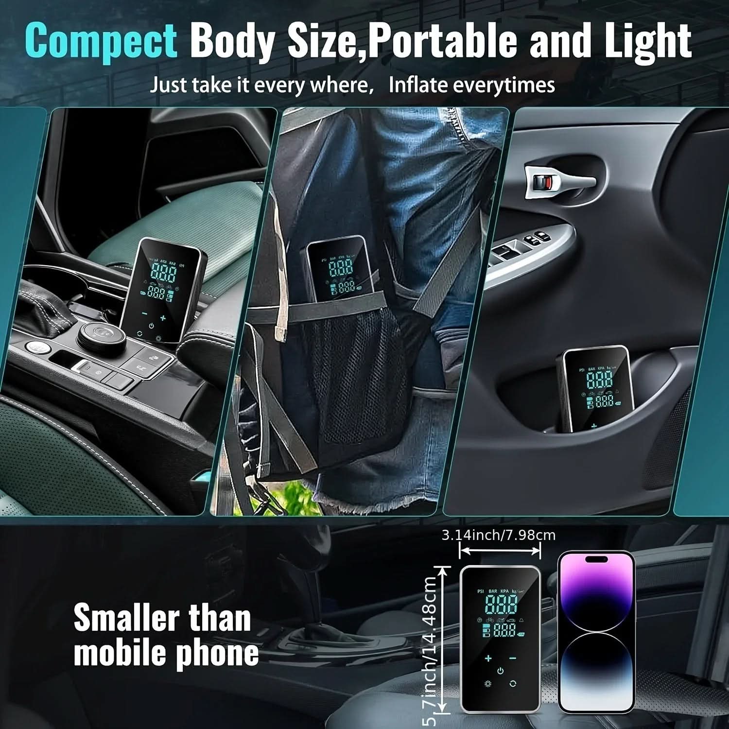 Inflate™ Smart Tire Pump - M & M Global