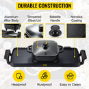 SucceBuy 2in1 Electric BBQ Pan Grill Hot Pot Multifunction Home Portable Smokeless Nonstick Detachable Hot Pot Barbecue Plate
