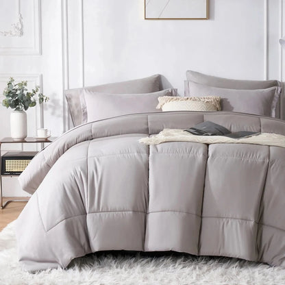 Blue bed with pillows and a blanket in a bedroom setting
Comfora Cozy Bedding Set
sage green bedding
white bedding set
comforter set queen
floral duvet cover
Comfora Cozy Bedding Set
plush comforter set cozy pack
ultra-soft all-season comforter and shams
luxury cozy bedding set online
warm textured comforter set King/Queen
