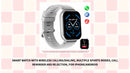 Smart watch with wireless calling/dialing, multiple sports modes, call reminder and rejection, For iPhone/Android by@Outfy
