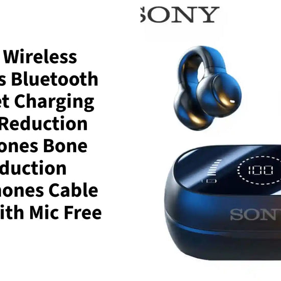 Sony Wireless Earbuds Bluetooth Headset Charging Noise Reduction Earphones Bone Conduction Headphones Cable Sport With Mic free by@Outfy