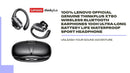 100% Lenovo Official Genuine Thinkplus XT80 Wireless Bluetooth Earphones 100h Ultra-long Battery Life Waterproof Sport Headphone by@Outfy